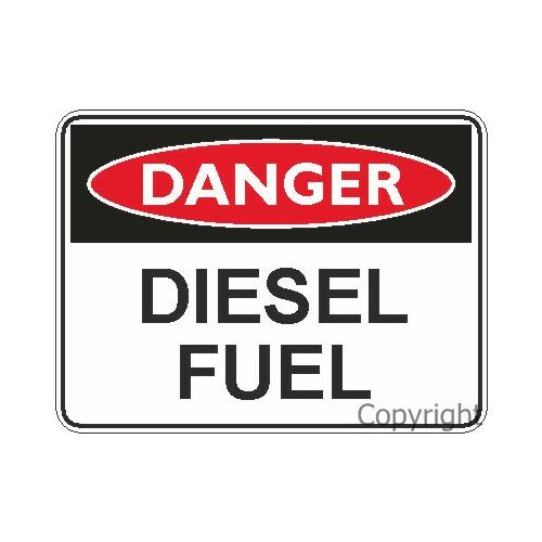 Danger Sign - Diesel Fuel