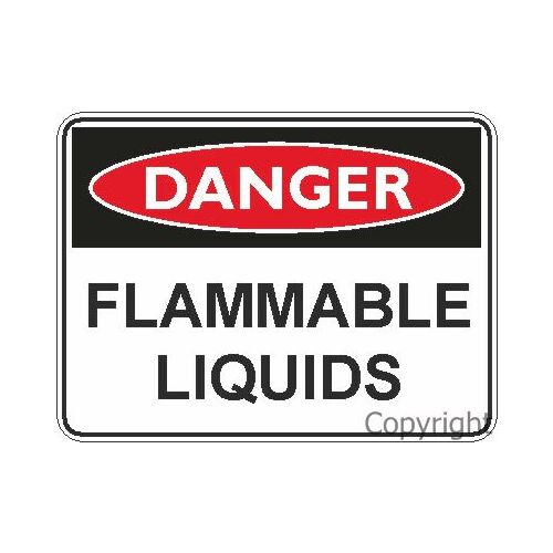 Danger Sign - Flammable Liquids