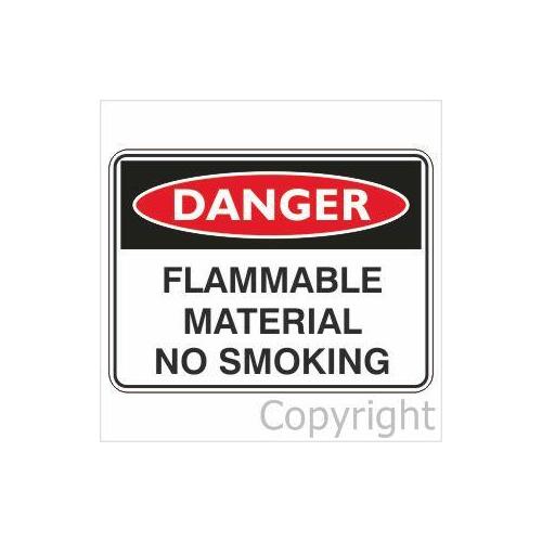 Flammable Material - Danger Sign