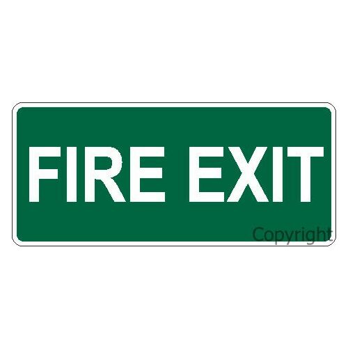 Fire Exit Sign