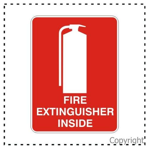 Fire Extinguisher Inside Sign