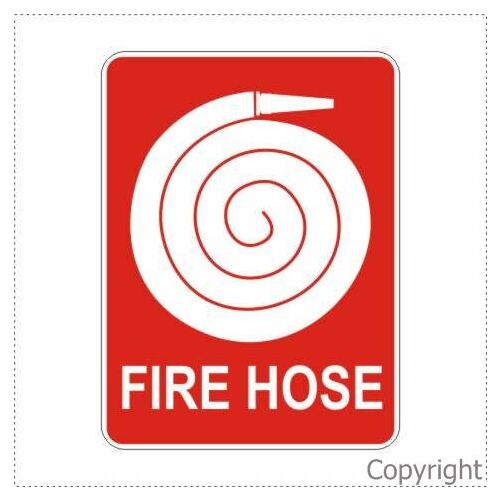 Fire Hose Sign
