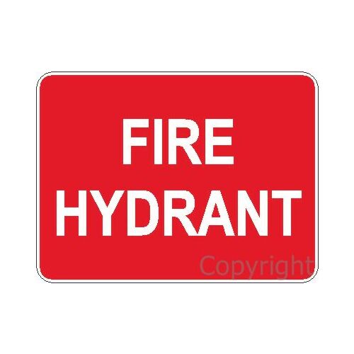 Fire Hydrant Sign