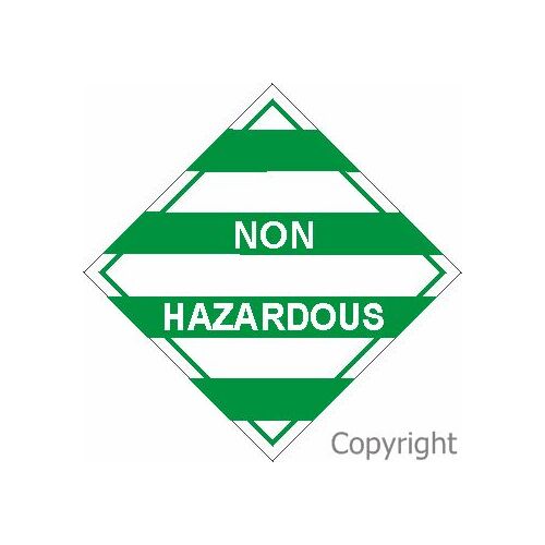 Non Hazardous Sign