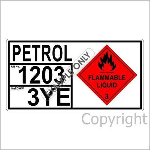 Hazchem Bulk Storage Sign