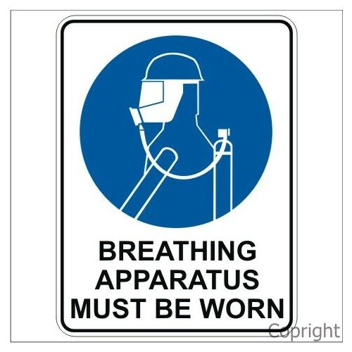 Must Wear Breathing Apparatus Sign