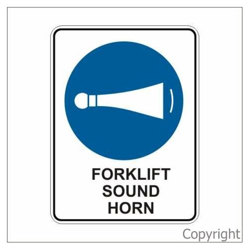 Forklift Sound Horn Sign