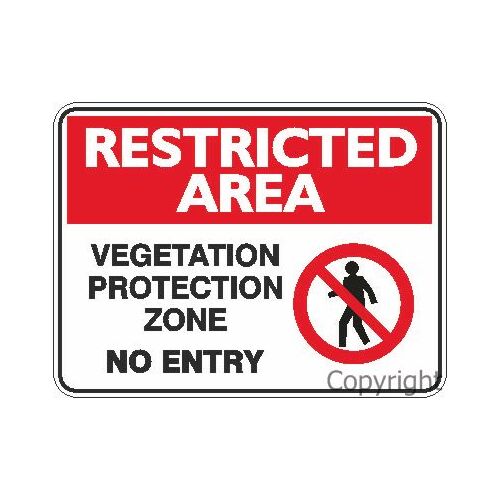 Restricted Area Sign