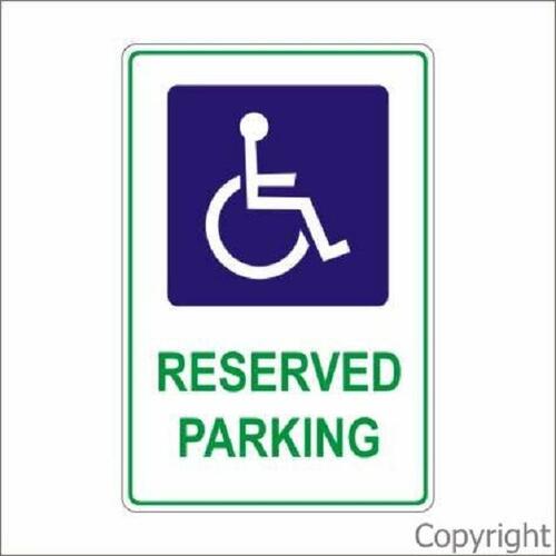 Reserved Parking Sign