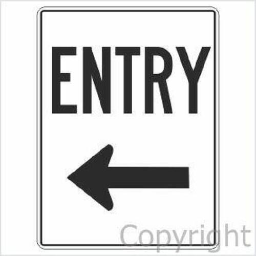 Entry Left Sign