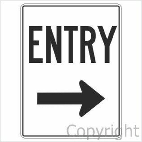 Entry Right Sign