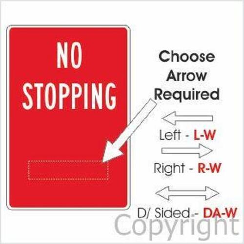 No Stopping Sign