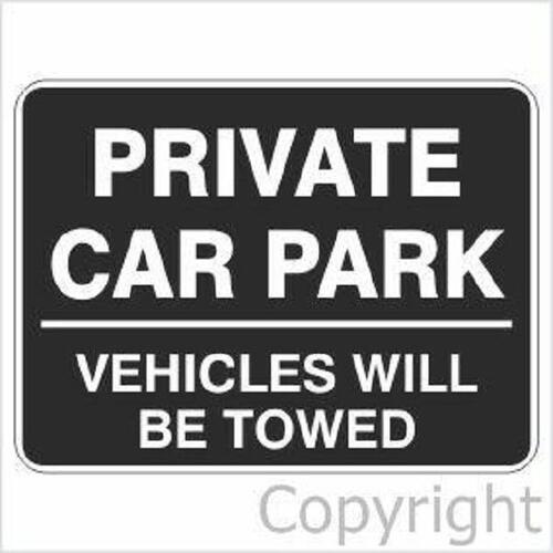 Private Car Park Sign