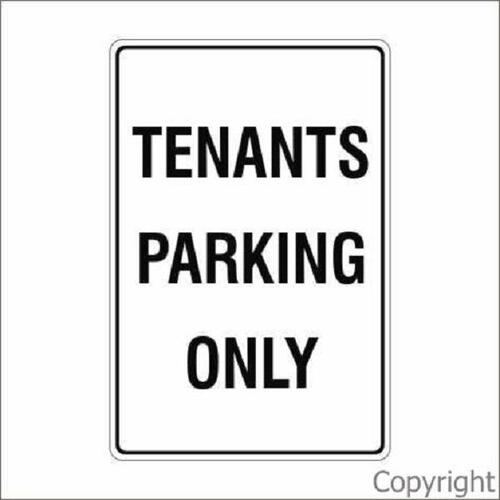 Tenants Parking Only Sign
