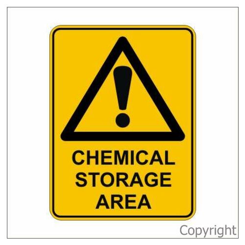 Chemical Storage Area Sign